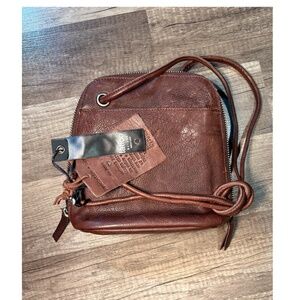 Latico Leather Crossbody Bag – New With Tags – Brown Wallet Purse- Everyday bag